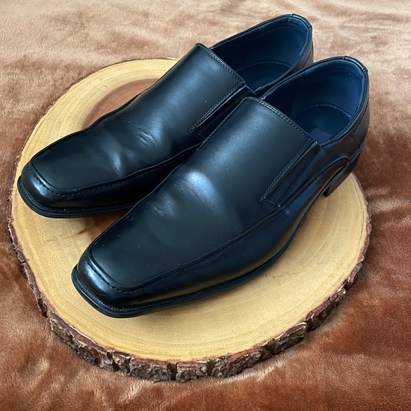 Joseph Abboud Moc Toe Dress Loafers Black size 10